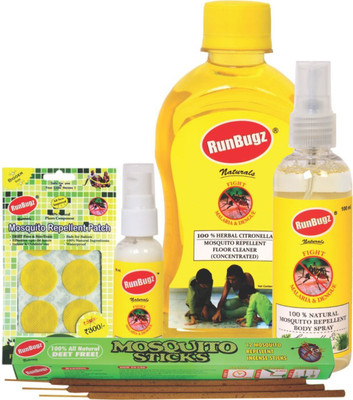 

Runbugz Mosquito Repellent Family Kit(Pack of 5)