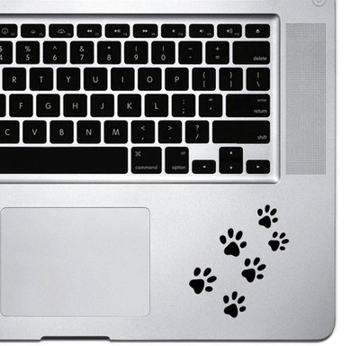 

Onlinemart Pawprint Vinyl Laptop Decal 15.6