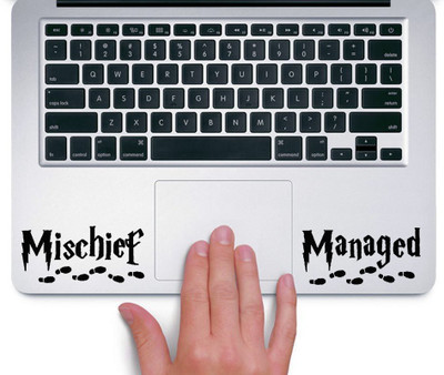 

Onlinemart Footprint Vinyl Laptop Decal 15.6
