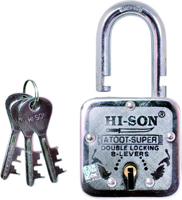 

HI-SON HI-SON 70 MM LOCK Padlock(Silver)