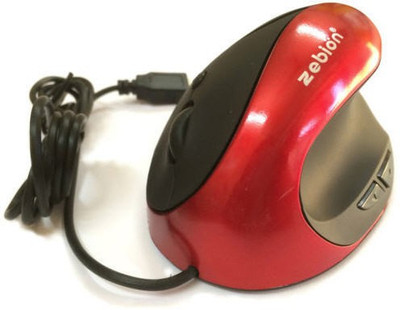 

Zebion Dollop Wired Optical Gaming Mouse(USB, Ruby Red, Black)