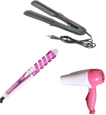 

3P Kart Straightener curler dryer(Set of 3)