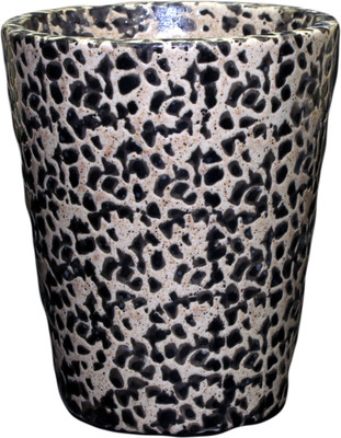 

PORT REGALO Plant Container(Ceramic, External Height - 13.5 cm), Brown