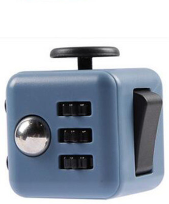 

Mayatra's Good Quality Stress Relief Fidget Cube, Relieve Stress, Anxiety Pressure Boredom for Children and Adults - Grey & Black (1 Pieces)(1 Pieces)