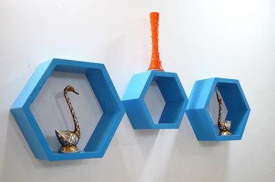 

Devarth Interio MDF Wall Shelf(Number of Shelves - 3)