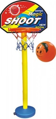 

kts Khalsa toys and sales Basket ball kit Adjustable with Stand for kids play playing hanging board