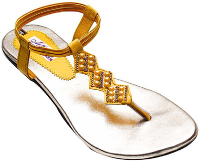 

Port Women Yellow Flats