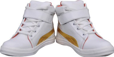 

ZAAFA Sneakers For Men(White, Gold