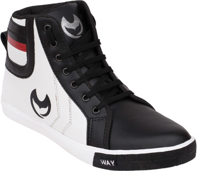 

AADIL High Tops For Men(Multicolor, Black