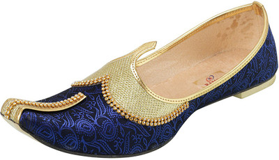 

Ramraj Wedding & Sherwani Mojaris Jutis For Men(Multicolor, Blue