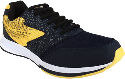 

Fuel Mens Boys Laced Up Solid Walking Shoes For Men(Navy, Yellow