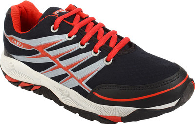 

Fuel Womens Girls Laced Up Solid Walking Shoes For Women(Navy, Red