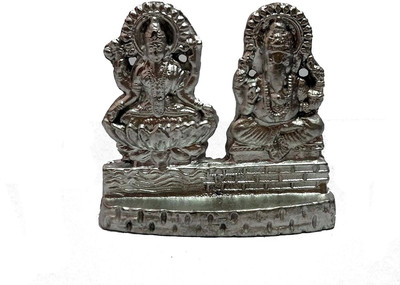 

AIR9 Parad ( PARA ) LORD LAXMI GANESH STATUE ( 60 grams ) Decorative Showpiece - 4 cm(Mercury, Silver)
