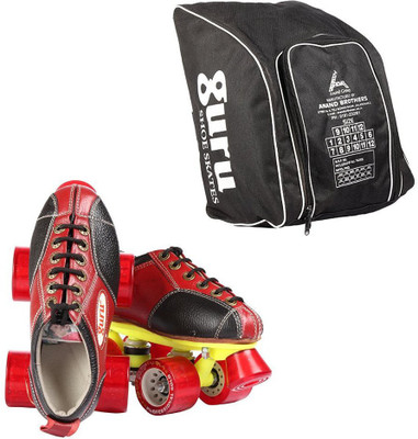 

Guru Kids Gold Shoe skate Quad Roller Skates - Size 12 UK(Multicolor)