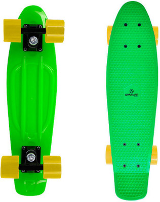 

KONEX SKATE BOARD WITH BEST QUALITY 7 inch x 30 inch Skateboard(Green, Pack of 1)