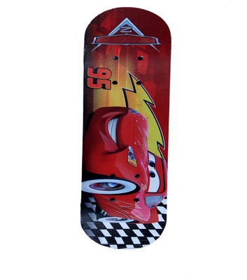 

SKERA RED CAR RACING TRACK 24'' 6 inch x 24 inch Skateboard(Multicolor, Pack of 1)