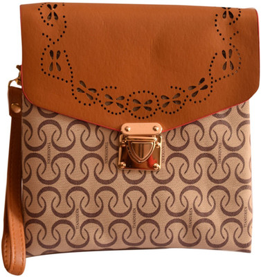 

kézitáska Girls Casual Brown PU Sling Bag