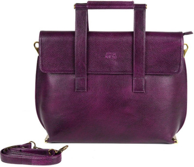 

Bulls Hide Women Casual Purple Genuine Leather Hand-held Bag