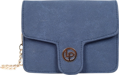 

Lino Perros Women Casual Blue Leatherette Sling Bag