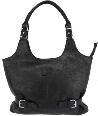 

Bulls Hide Women Casual Black Genuine Leather Hand-held Bag