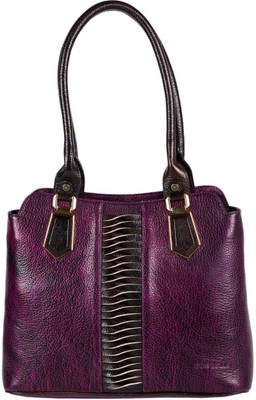 

Bulls Hide Women Casual Purple Genuine Leather Hand-held Bag
