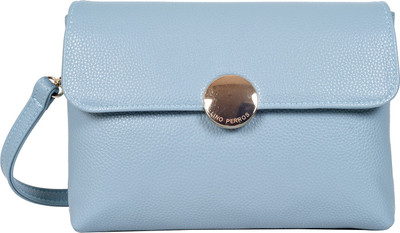 

Lino Perros Women Casual Blue Leatherette Sling Bag