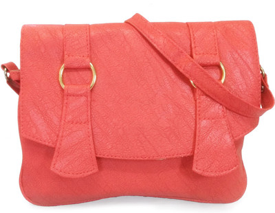 

Chalissa Girls Casual Red PU Sling Bag
