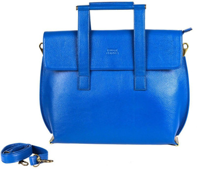 

Bulls Hide Women Casual Blue Genuine Leather Hand-held Bag