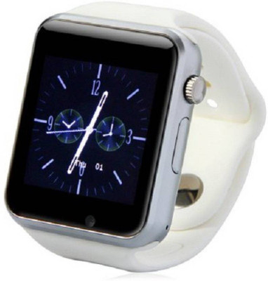 

HashTag Glam 4 Gadgets A1 1.54" Touch Screen for Android iOS Smartphones with Bluetooth 3.0 White White Smartwatch(White Strap Regular)