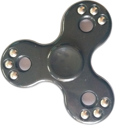 Blazon ™ Premium Florescent Series Ultra Speed Fidget Spinner-Gauranteed 100 Seconds+ Spin Time(Black)