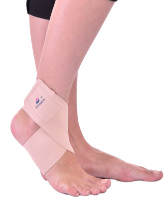 

Orthosys ANKLE SUPPORT AND WRAP Elbow & Ankle Support (Free Size, SKIN), Beige