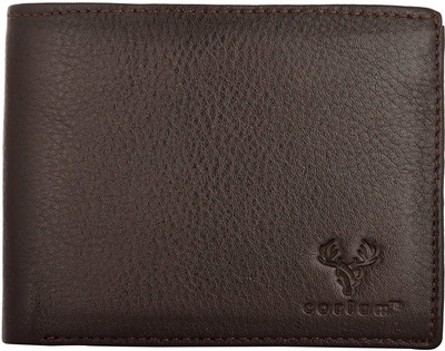 

Corium Men Brown Genuine Leather Wallet(4 Card Slots)