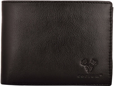 Corium Men Brown Genuine Leather Wallet(6 Card Slots)