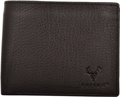 

Corium Men Brown Genuine Leather Wallet(12 Card Slots)