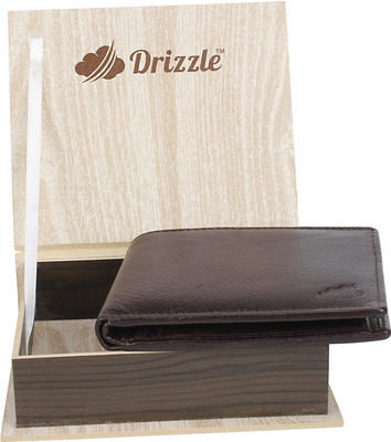 

Drizzle Men Brown Genuine Leather Wallet(4 Card Slots)