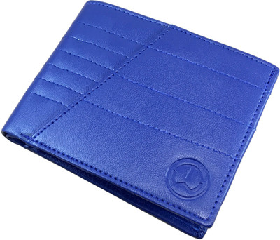 

SA Enterprises Men Blue Artificial Leather Wallet(8 Card Slots)
