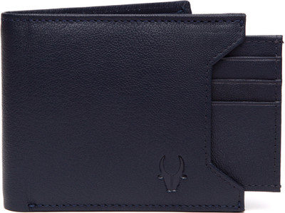 

WildHorn Men Blue Genuine Leather Wallet(8 Card Slots)