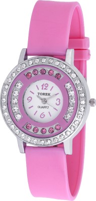 Torek New Girlish Pink Analog Watch  - For Girls   Watches  (Torek)