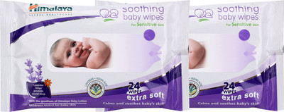 Himalaya Soothing Baby Wipes(2 Pieces)
