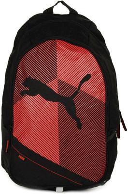 

Puma Unisex Echo plus 27 L Backpack(Black, Red)