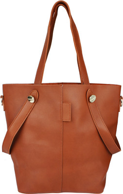 

20 Dresses Handles In Double Shoulder Bag(Brown, 7)