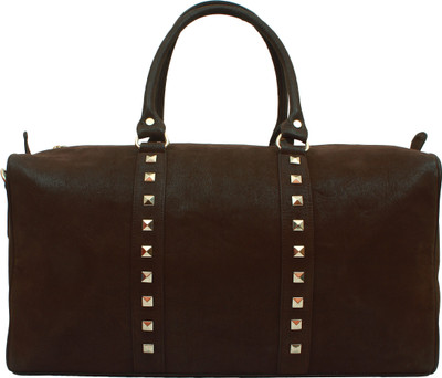 

20 Dresses A Studded Weekend Away Duffel Weekender(Brown, 12)