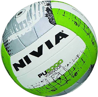 

Nivia Pu5000 Volleyball - Size: (Pack of 1, Green