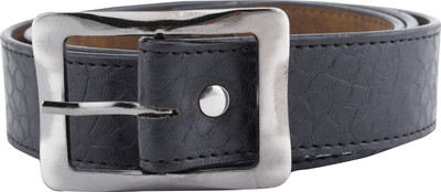 

Nimegh Men Casual Black Artificial Leather Belt