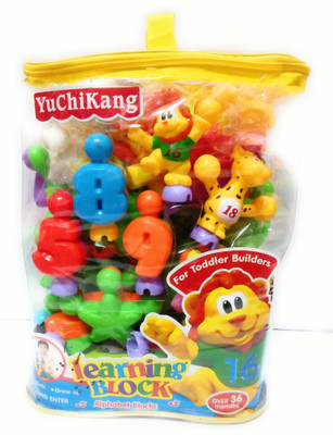 

DINAARKAN ALPHA NUMERIC LEARNING BLOCKS(Pink, Yellow, Green, Blue, Purple, Orange)
