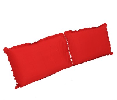 KUBER INDUSTRIES Cotton Pillows Cover(Pack of 2, 27 cm*18 cm, Red)