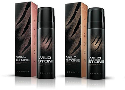 

Wild Stone Copper And Bronze Combo Pack 2 (120 ML) Deodorant Spray - For Men(240 ml, Pack of 2)
