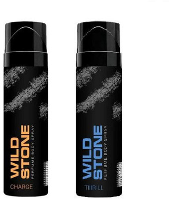 

Wild Stone Charge And Thrill Combo Pack 2 (120 ML) Body Spray - For Men(240 ml, Pack of 2)