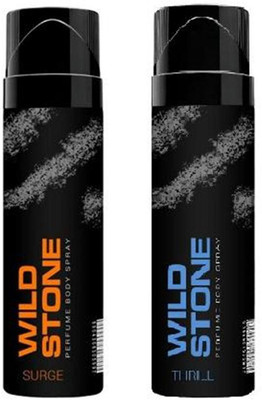 

Wild Stone Surge And Thrill Combo Pack 2 Body Spray - For Men(240 ml, Pack of 2)