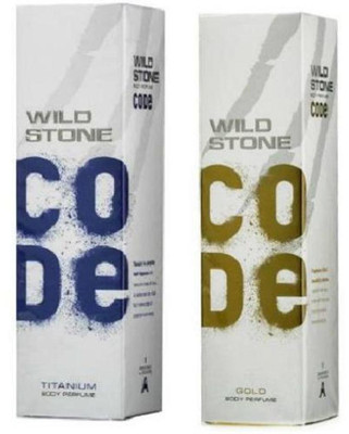 

Wild Stone Titanium And Gold Combo Pack 2 (120 ML) Body Spray - For Men(240 ml, Pack of 2)
